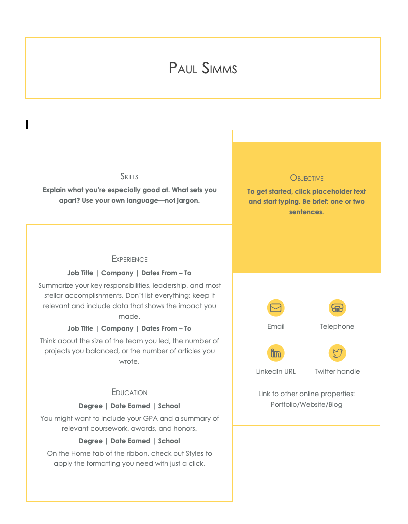 FREE RESUME DOWNLOAD 4